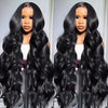 13x4 HD Lace Front Wigs Body Wave Indian Human Hair Remy 13x6 HD Lace Frontal Wig PrePlucked For Women Human Hair Pre Plucked