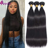 Straight Human Hair Bundles Brazilian 100% Unprocessed Human Hair Natural Black Color For Woman 1 3 Bundles Extensions 30 Inches