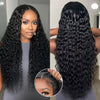 13x6 Deep Wave Lace Front Wigs Human Hair HD Transparent Wigs Human Hair for Women 250% Density Lace Front Wigs Human Hair