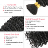 Human Braiding Hair Bundle Deep Wave Bulk Human Hair for Braiding No Weft Curly Braiding Hair Bulk Human Hair for Boho Braids