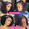 Brazilian Deep Wave Bob Wigs 13x4 Lace Frontal Wig Human Hair Natural Hairline Short Curly 4x4 Closure Wigs Preplucked Remy Hair