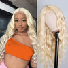 13x6 honey blonde body wave 613 hd lace frontal human hair wig for women choice Brazilian cheap colored wigs on sale clearance