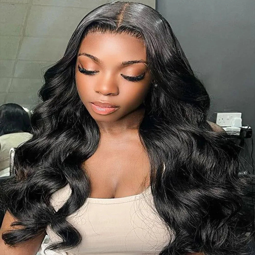 Body Wave Brazilian Remy 13x6 Water Curly Lace Front Wigs 13x4 Lace Frontal Human Hair Wigs 38Inch Preplucked For Women On Sale