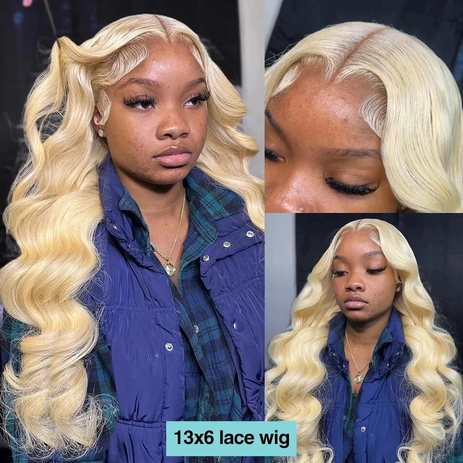 13x6 honey blonde body wave 613 hd lace frontal human hair wig for women choice Brazilian cheap colored wigs on sale clearance