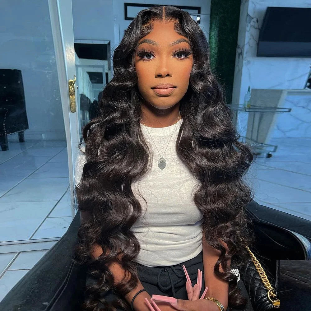 30 40 Inch 13x6 Hd Lace Frontal Wig Human Hair 13x4 Body Wave Human Hair Wigs For Women Pre Plucked Lace Front Human Hair Wig