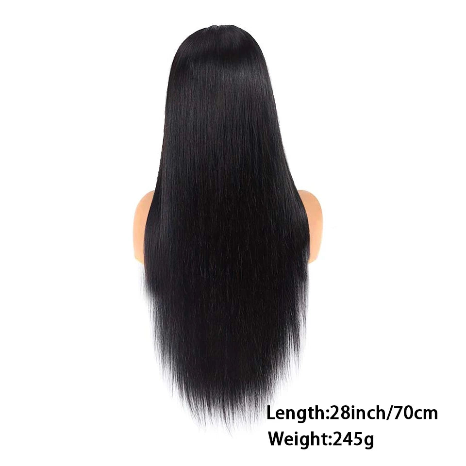 13x4 Hd Lace Frontal Wigs Straight Lace Front Wigs Human Hair Pre Plucked Straight Human Hair Wigs With Baby Hair For Women