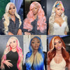 22 Inch 613 13x6 Lace Front Wig Human Hair Body Wave 613 HD Lace Frontal Wig 13x6 180 Density 613 Wig Pre Plucked Brazilian wigs