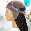 Kima 36 inch Long Island Twist Braided Wigs Knotless Synthetic Full Lace Braided Wigs With Baby Hair for Black Women