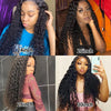 13X4 HD Lace Frontal Deep Wave Wigs For Women 13x6 Curly   Wig Brazilian Human Hair Lace Front Wig