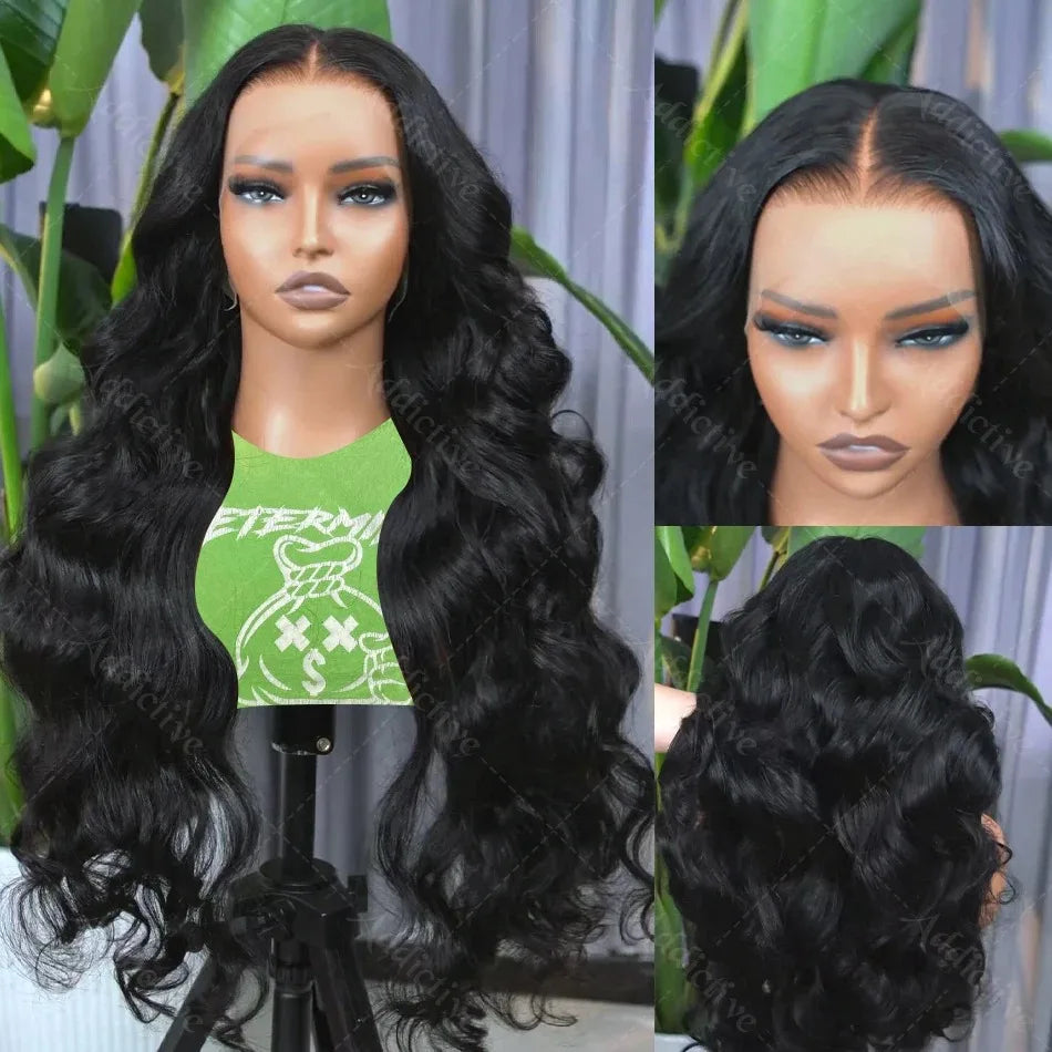 30 40 Inch Lace Front Wig PrePlucked For Black Women Body Wave 200 Density 13x5 HD Transparent Lace Frontal Human Hair Wig