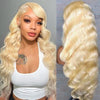 Body wave 13x6 hd lace frontal human hair wig for women choice 613 colored Honey blonde brazilian cheap wigs on sale clearance