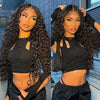 Lafion Water wave Human Hair Wig Deep Wave Frontal Wig Curly Hd Lace Wig 13x6 Human Hair 13x4 Lace Front Wig Black Wig For Women