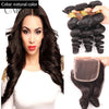 Brazilian Loose Wave Human Hair Bundles Natural Color for Women 95g/bundle Real Single Virgin 10A Grade 100% Unprocessed Virgin