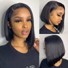 Lace Front Bob Wigs Human Hair 13x4 Bob Wigs for Black Women Human Hair Pre Plucked with Baby Hair Side Part 10- 16 Inch