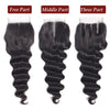 Loose Deep Wave Bundles With Closure Brazilian Remy Bundles Human Hair loose Deep curly human air weaves nature color