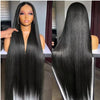 13x6 13x4 HD 40 Inch Bone Straight Lace Front Human Hair Wigs Brazilian HD Lace Front Human Hair Wigs For Women 220 Density