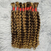 Deep Wave Bulk Braiding Hair Human Bulk Hair for Boho Braiding 100% Unprocessed Brazilian Virgin Hair Extensions No Weft Bundles