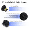 Langer Human Braiding Hair Deep Wave Bulk Human Hair for Braiding No Weft Bundle 150g 3 Bundles/Pack 16A Brazilian Virgin Water