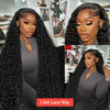 Deep Wave Lace Front Wigs Human Hair Pre Plucked 13x4 HD Transparent Lace Frontal Wigs Human Hair 180% Density