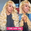 613 Blonde Hd Lace Wig 13x6 Human Hair 30 38 inch Body Wave Human Hair Lace Frontal Wigs For Woman Choice 13x4 Frontal Wig