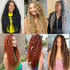 Human Braiding Hair Bundle Deep Wave Bulk Human Hair for Braiding No Weft Curly Braiding Hair Bulk Human Hair for Boho Braids