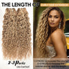 Real Beauty Brazilian P27/613 Water Wave Blonde Human Hair Extensions Curly Human Hair Bundles Weft 1PC 100g Piano Color