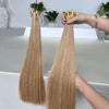 Double Drawn #27 Colored Straight Bundles Human Hair 100% Virgin Hair Weave Extensions 1/2/3/4 pcs For Women