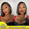 Wear Easy Go Wig Human Hair Ready To Wear Pre plucked Straight Bob Human Hair Wig 13x5 Lace Closure Pre Cut 13x4 Lace Front Wigs