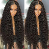 13x6 Hd 30 Inch Curly Wave Human Hair Lace Frontal Wigs Black Brazilian 100% Natural Cheap On Sale Clearance For Women Choice