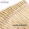 SPIKFN Double Inject PU Hole Weft Human Hair 16