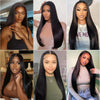 Bone Straight HD 26 30 Inch 200% Full 13x4 Lace Front Human Hair 13x6 Lace Frontal Wig Transparent Brazilian Remy Hair For Woman