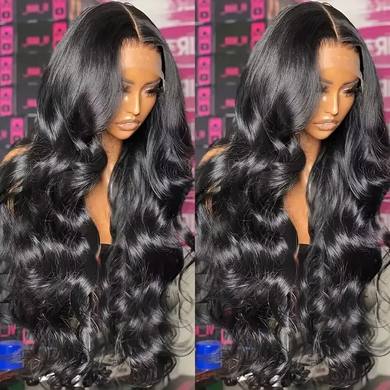 13x6 13x4 Lace Front Wigs Human Hair 28 inch Body Wave HD Transparent Lace Frontal Wig 200 Density human hair lace frontal wig