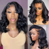 Short Bob Wig Body Wave 5x4 Lace Frontal Wig Human Hair 5X5 HD Lace Front Wig Brazilian Hair Natural Black Color For Black Women