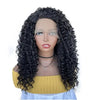 Lace Front Wig Synthetic Brown Black Wigs for Black Women High Temperature Fiber Curly Wig