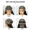 Synthetic Full Lace Braided Wigs Lace Front Knotless Box Braided Wigs with Wave Ends for Black Women Crochet Braided Lace Wigs