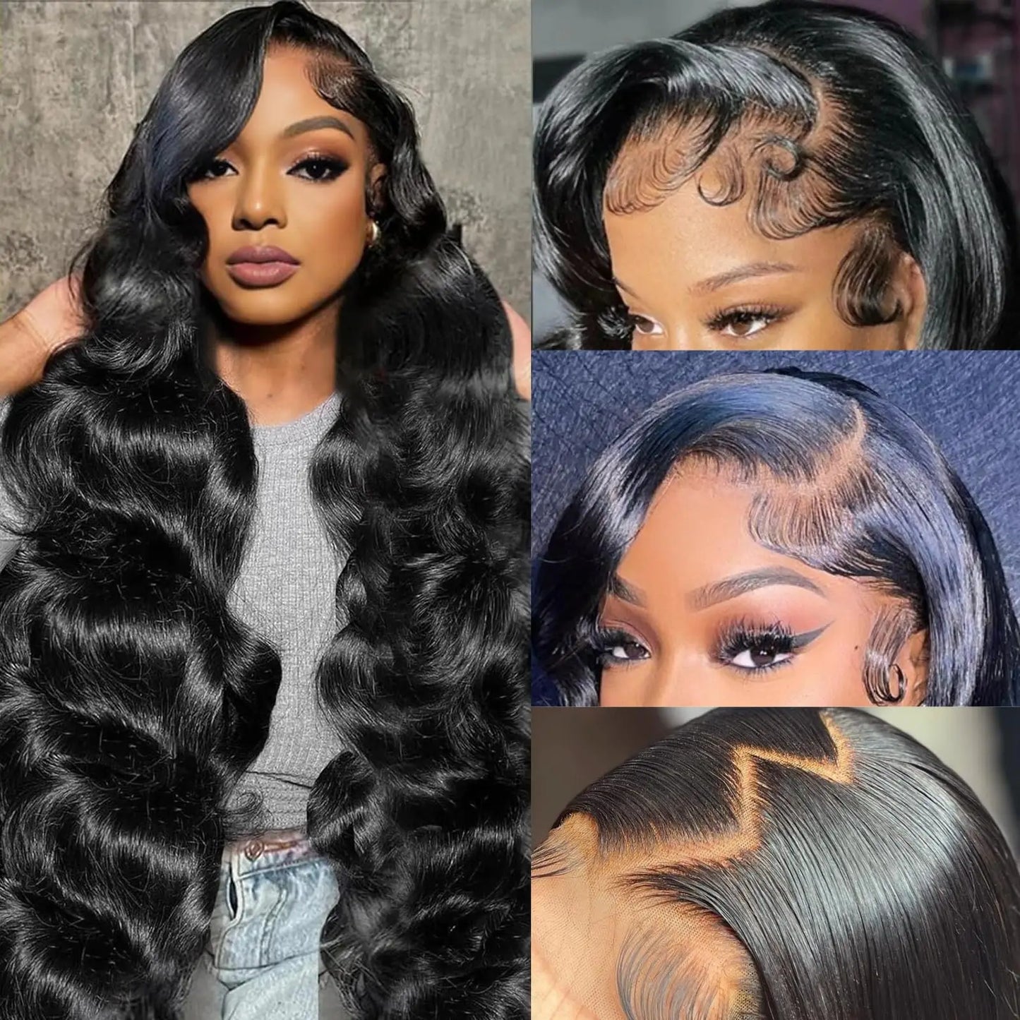 13x6 Body Wave Lace Front Wigs Human Hair 200 Density Human Hair Lace Front Wigs for Black Women 13x4 Lace Front Wigs Human Hair