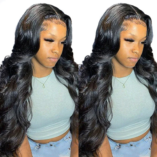 Human Hair Malaysian HD Lace Wigs Body Wave Pre Plucked Human Hair Wigs 100% Real HD Lace Frontal Wig