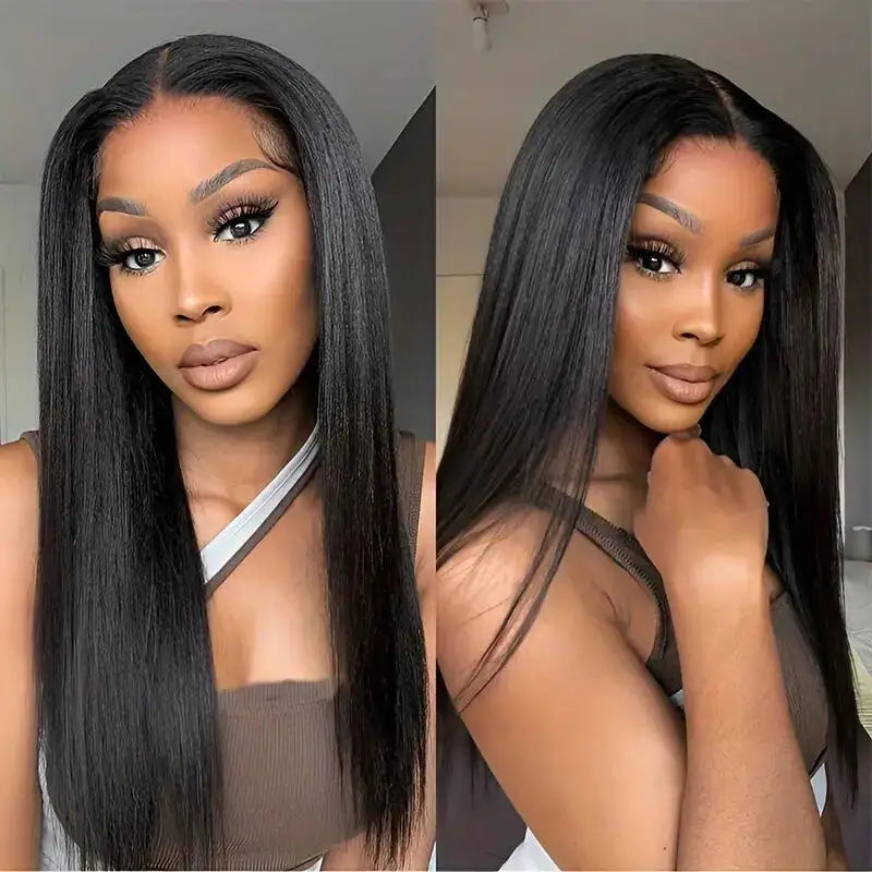 Lovevol 180 Density Straight U Part Wig 100% Human Hair U Shaped Upgrade U Part Wig No Sew In Clip In Half  Wig Read To Wear Go