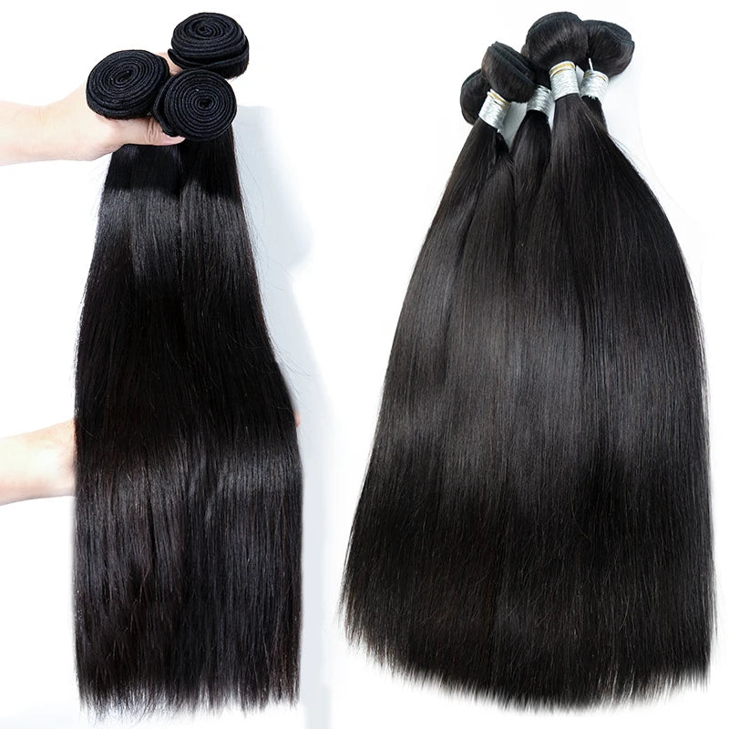 100% Human Hair Bundles 10-30 inches Unprocessed Hair Big Body Wave Natural Black Color Remy Human Hair Bundles Extensions Hair