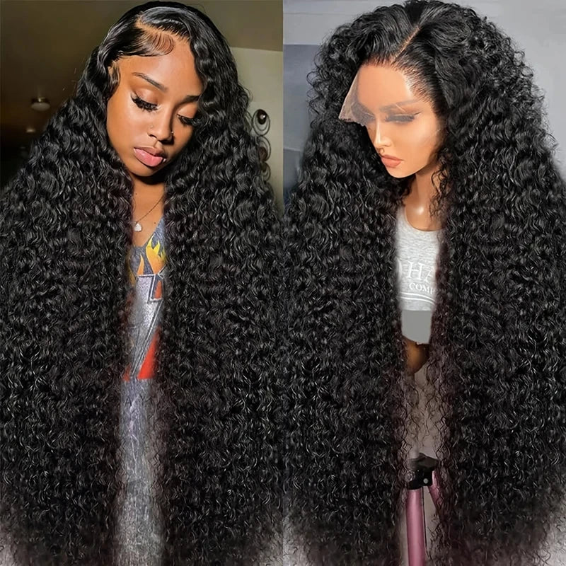 Loose Deep Wave Frontal Wig 13x6 13x4 Hd Lace Human Hair Lace Frontal Wig 30 40 Inch Curly Lace Front Human Hair Wigs for Women