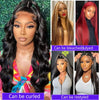 13x4 Hd Lace Frontal Wigs Straight Lace Front Wigs Human Hair Pre Plucked Straight Human Hair Wigs With Baby Hair For Women